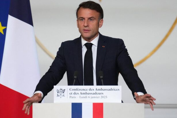 Macron banning social media for children under 15,”