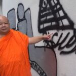 American Who Tagged a Famous Temple Wall in Chiang Mai