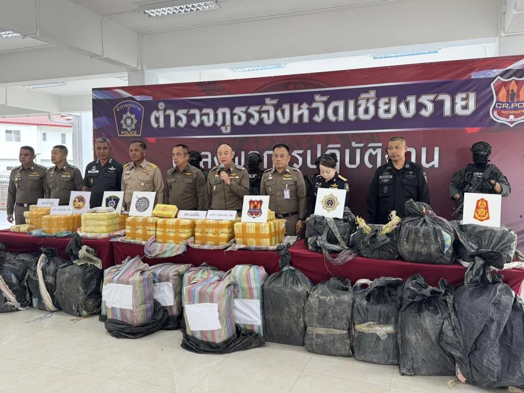 Chiang Rai Police Stop Major Drug Shipments