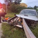 Family Survives accident—Parents Injured, 5-Year-Old Unharmed, Lampang