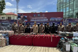 Chiang Rai Police Seize Drugs and Guns