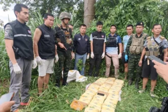 Anti-Drug Task Force Seizes Methamphetamine at Mae Ai Border in Chiang Mai