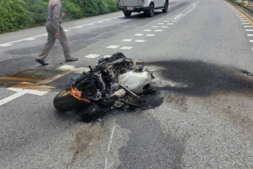 Big Bike Rider Decapitated in Fiery Crash
