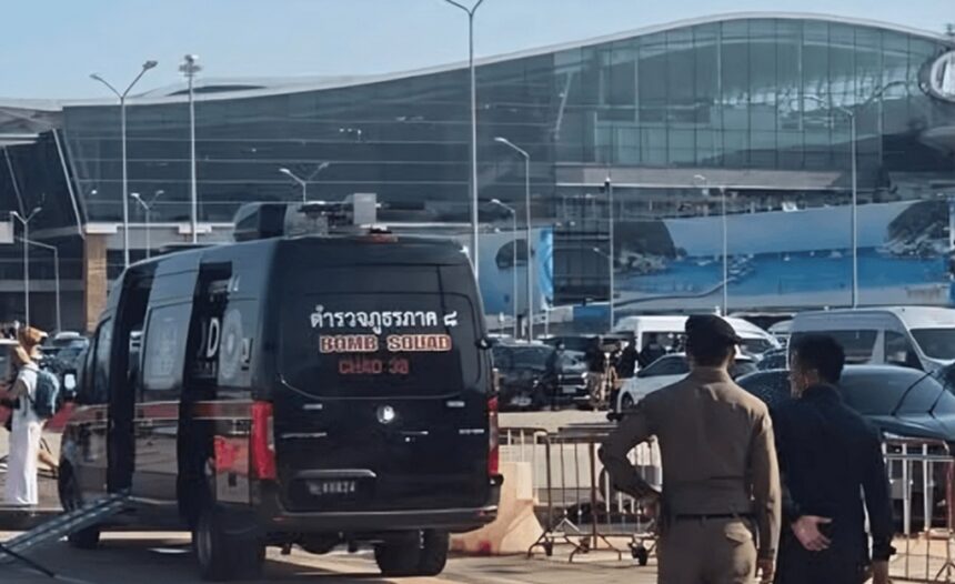 Bomb Squad Destroys Suspected Explosive Device at Phuket Airport