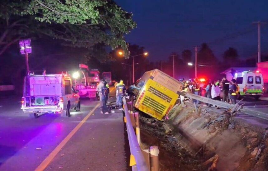 Bus Crash Western Thailand