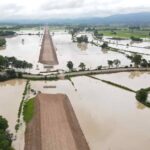 Flooding Chiang Rai Waterford Golf Course