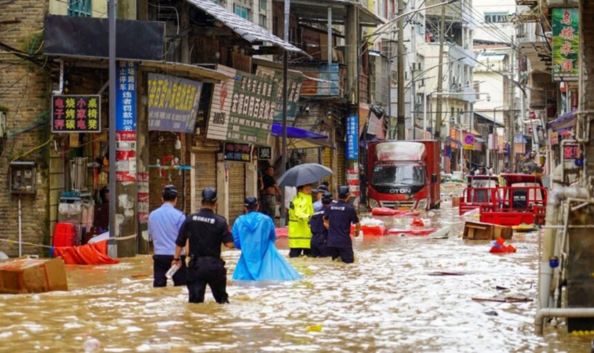 Flooding in Southern China