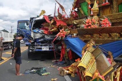 Freight Truck Crashes into Parade Float