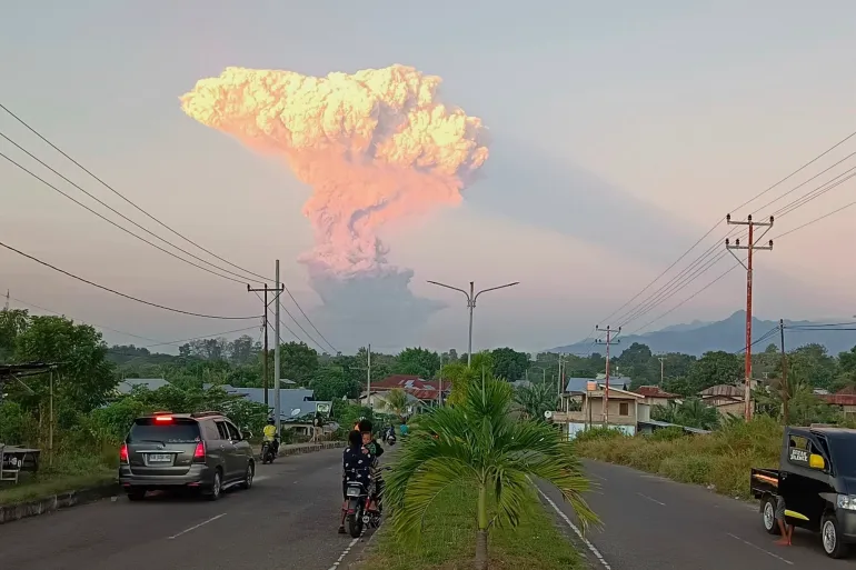 Indonesia’s Mount Lewotobi Laki-laki volcano erupts