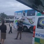 Bus Passenfer Dies, Lampang