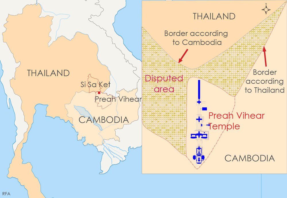 thailand cambodia temple dispute