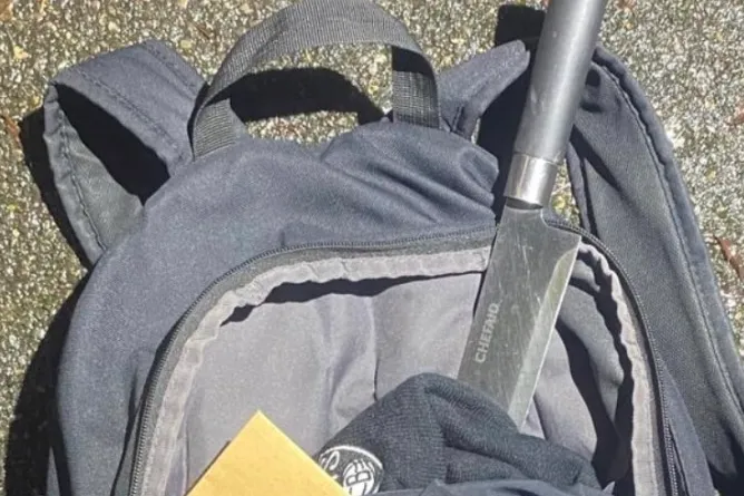 Knives in Students' School Bags