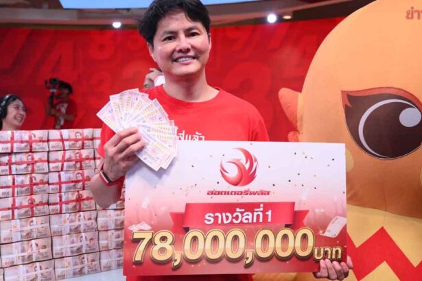 Chiang Rai Man Wins 54 Million Baht in lotto plus