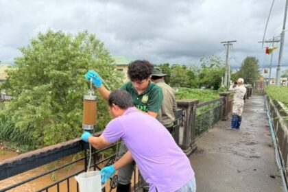 Water testing Kok River Chiang Rai
