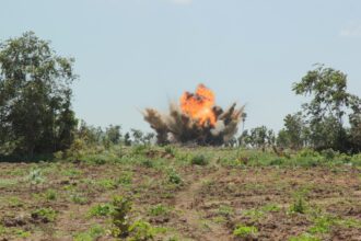 thailand cambodia border dispute, Landmine