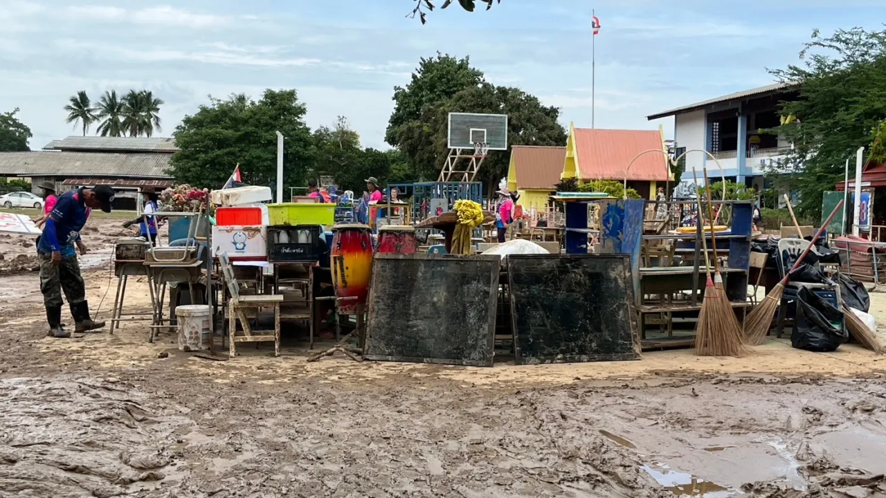 Floods Devistate Ban Mae Pao School in Chiang Rai