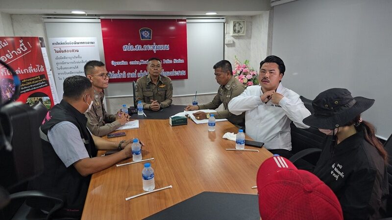 Social activist Guntouch Pongpaiboonwet, known as Gun Jompalang