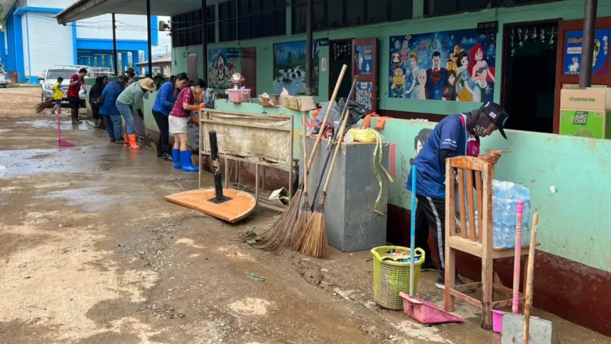 Floods Devistate Ban Mae Pao School in Chiang Rai