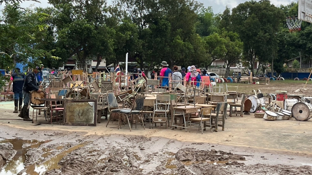 Floods Devistate Ban Mae Pao School in Chiang Rai