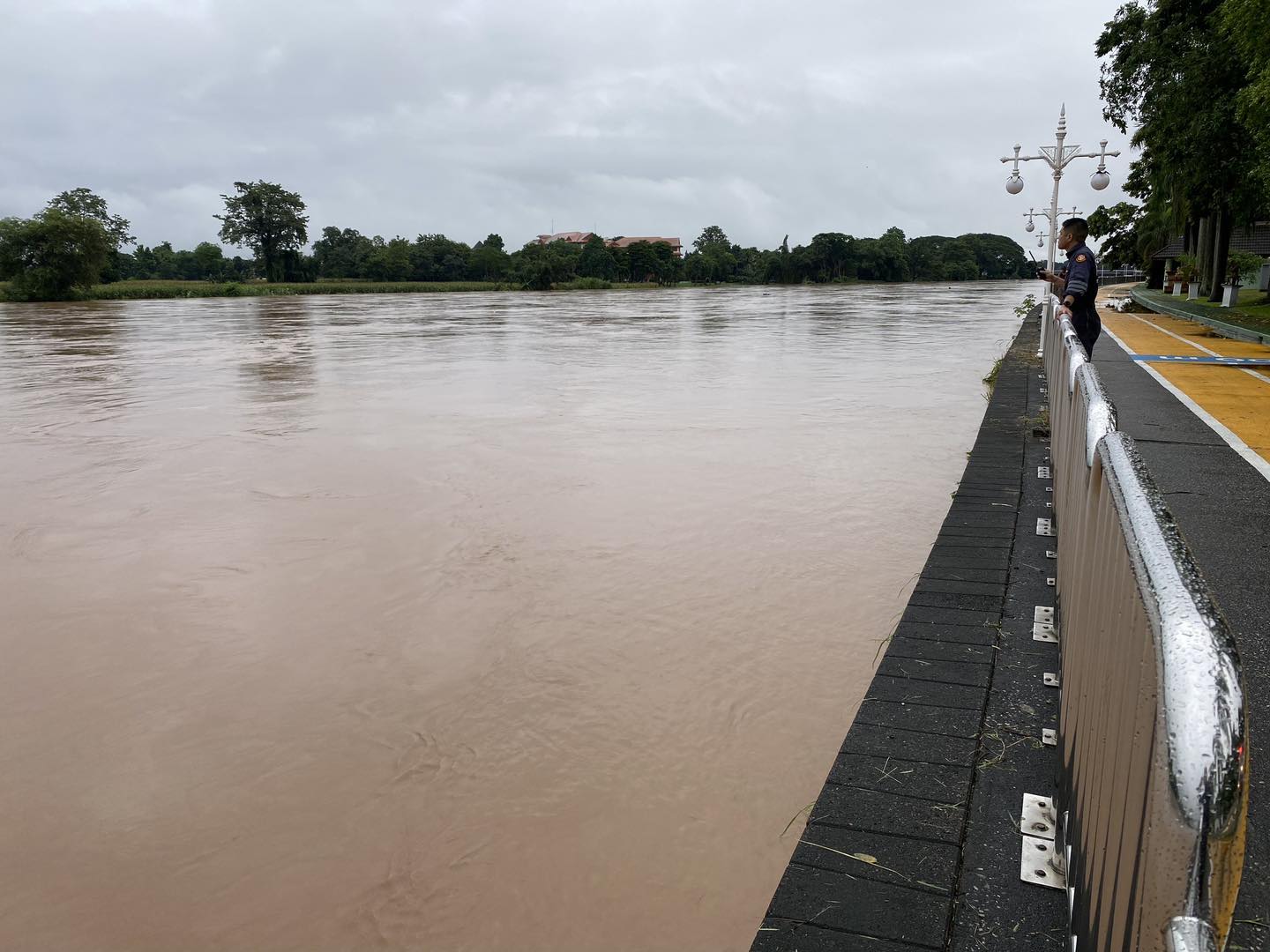 Kok River Over Flooding Fears