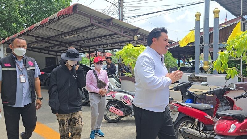 Social activist Guntouch Pongpaiboonwet, known as Gun Jompalang