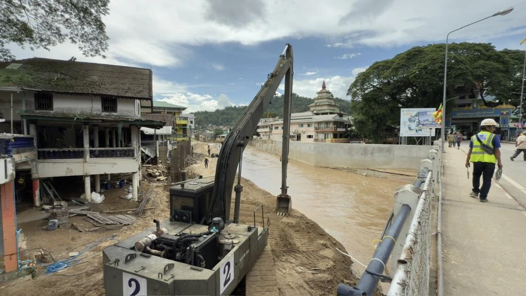 Flood Prevention Work in Mae Sai-Tachileik 