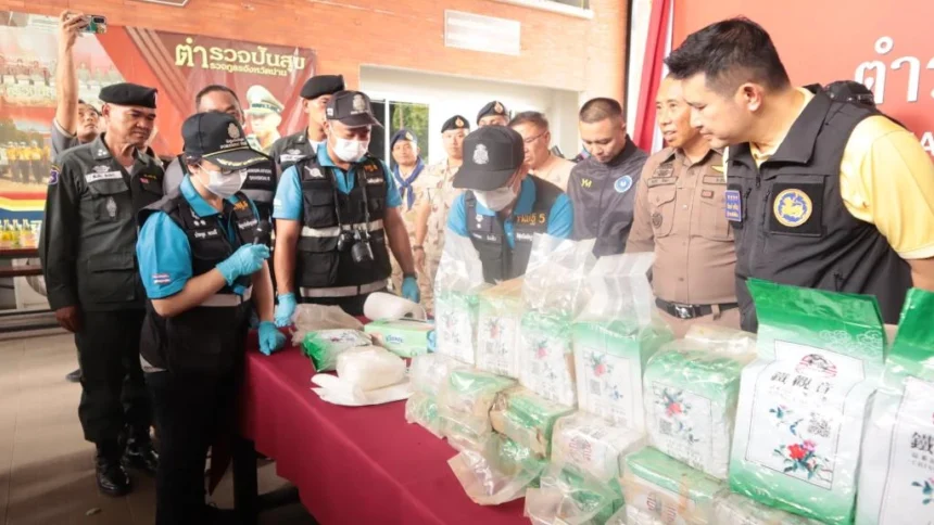 Police Bust Malaysian Smuggling 90 Million Baht Worth of Meth
