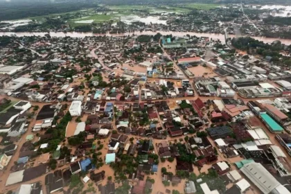 Flooding in Nan Province Thailand
