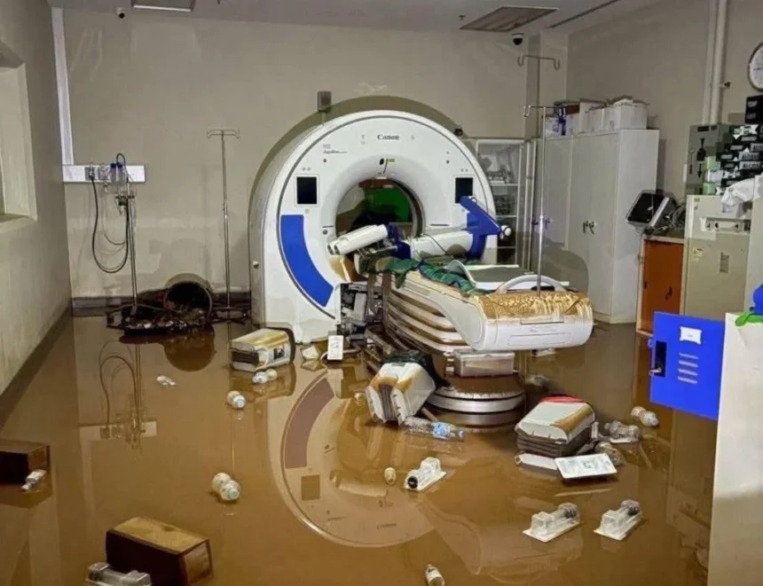 Flood Waters Devastate Nan Hospital