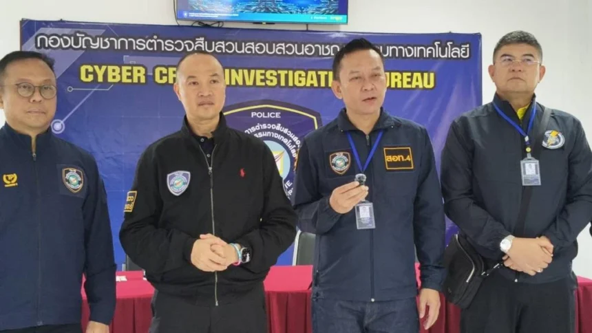 Cyber police arrest call center gang in Chiang Rai