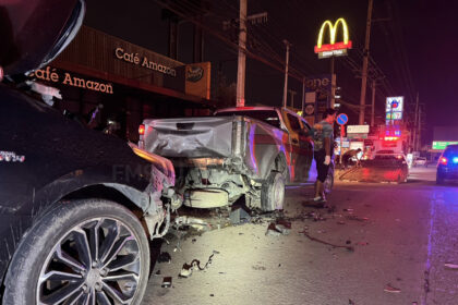 Drunk Driver Crashes into Police Patrol Truck