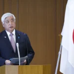 Tensions over Taiwan may heighten, Japan’s defence minister said at a press briefing