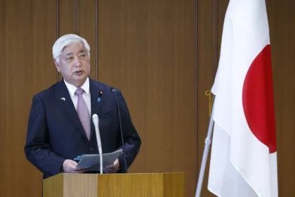Tensions over Taiwan may heighten, Japan’s defence minister said at a press briefing