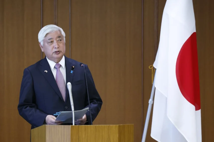 Tensions over Taiwan may heighten, Japan’s defence minister said at a press briefing
