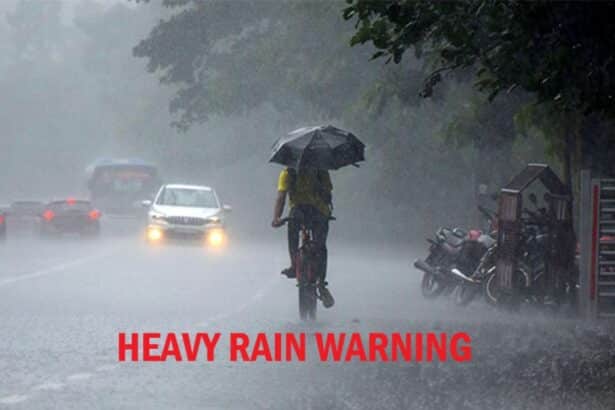 Heavy Rain Alert Issues for Chiang Rai