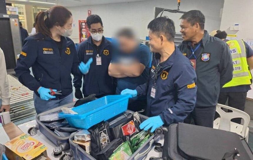 American Arrested at Phuket Airport with 6.6kg of Heroin