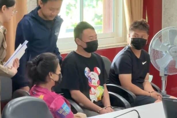 Chinese Scammers Arrested in Chiang Mai