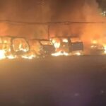 Mysterious Fire Destorys Vehicles at Resort Hotel in Udon Thani