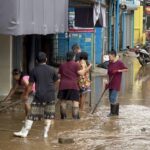 Flood Cleanup Mae Sai, Chiang Rai