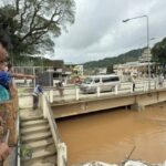 Flood Walls in Mae Sai Chiang Rai Holding