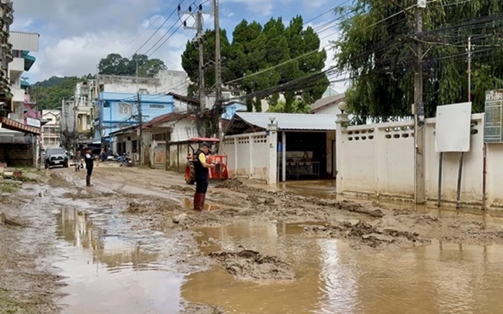  Floodwaters Recede in Mae Sai, Chiang Rai 