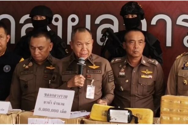 Police Announce 5 Major Drug Busts in Chiang Rai