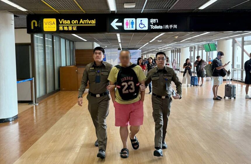 Police Catch Major Chinese Fraudster at Don Mueang Airport