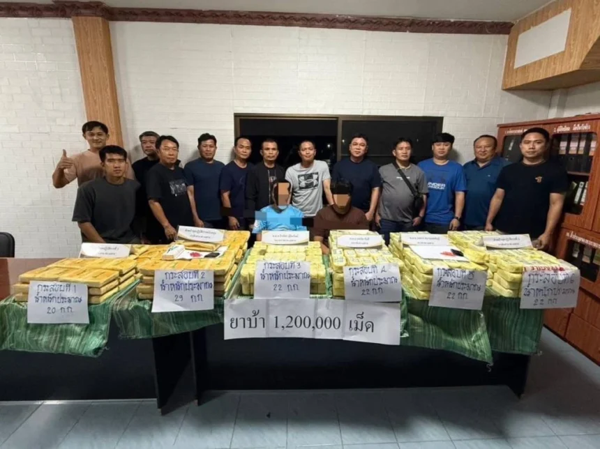 Police Catch Two in a Late Night Drug Haul Operation