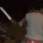 Police Hunts for Youth on Motorcycles Attacking People with Machete