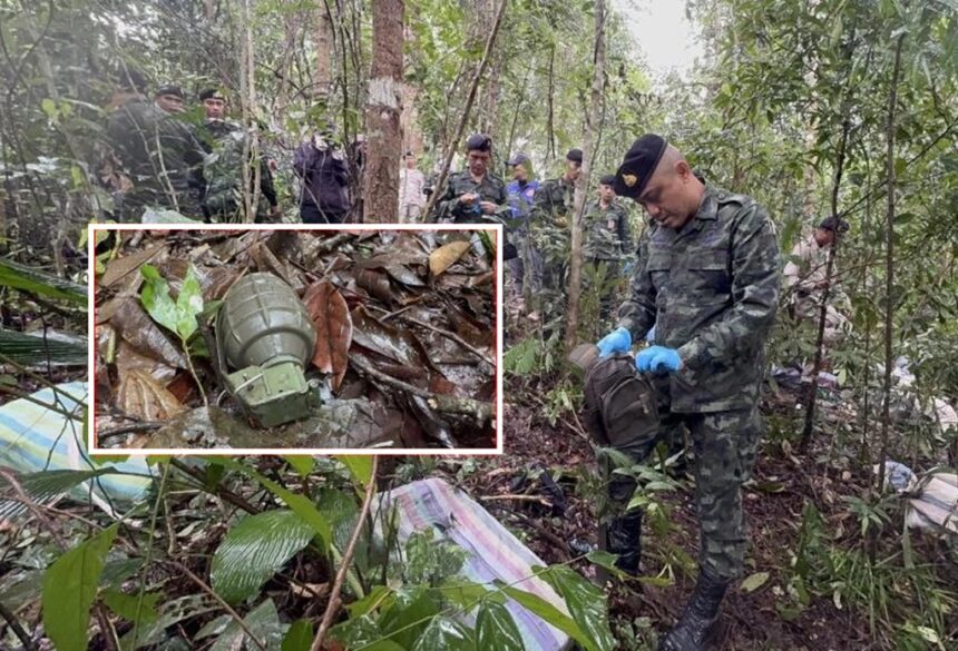 Soldiers Seize Large Cache of Drugs and Weapons in Chiang Rai