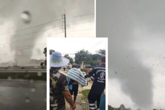 Tornado Phitsanulok Thailand
