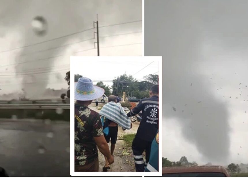 Tornado Phitsanulok Thailand