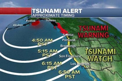 Tsunami Warning Issued