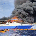 Three Dead After Fire Destroys Passenger Ferry in Indonesia